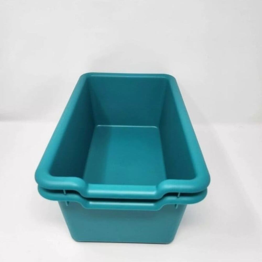 Target Bullseye Classroom Storage Bin  - Teal (2)